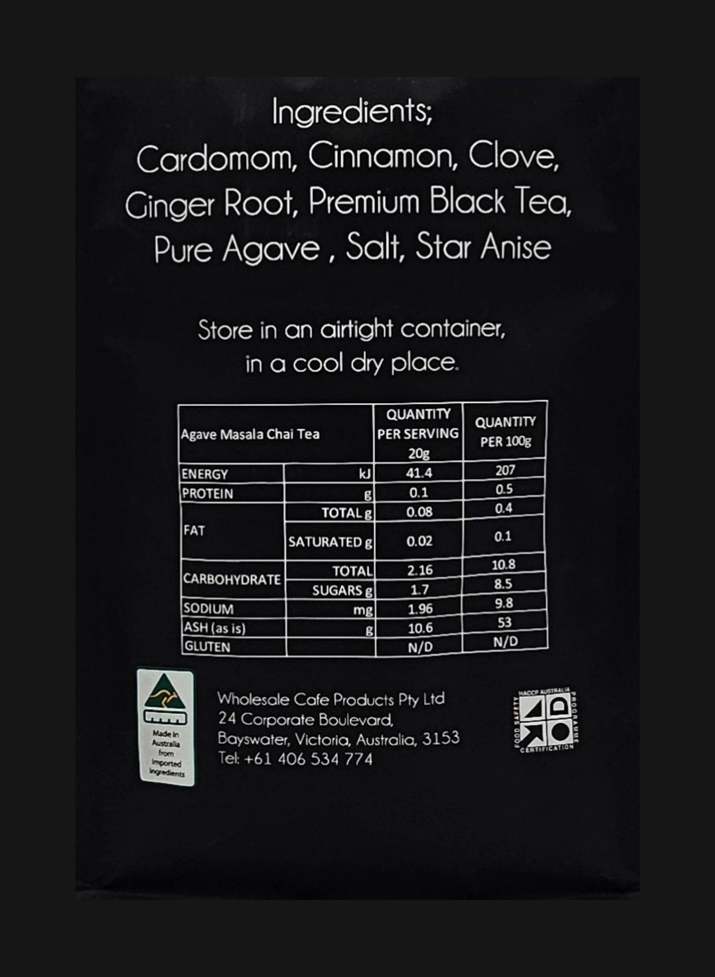 Wet Chai 250gm